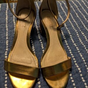 Schutz Gold Women's Sandals